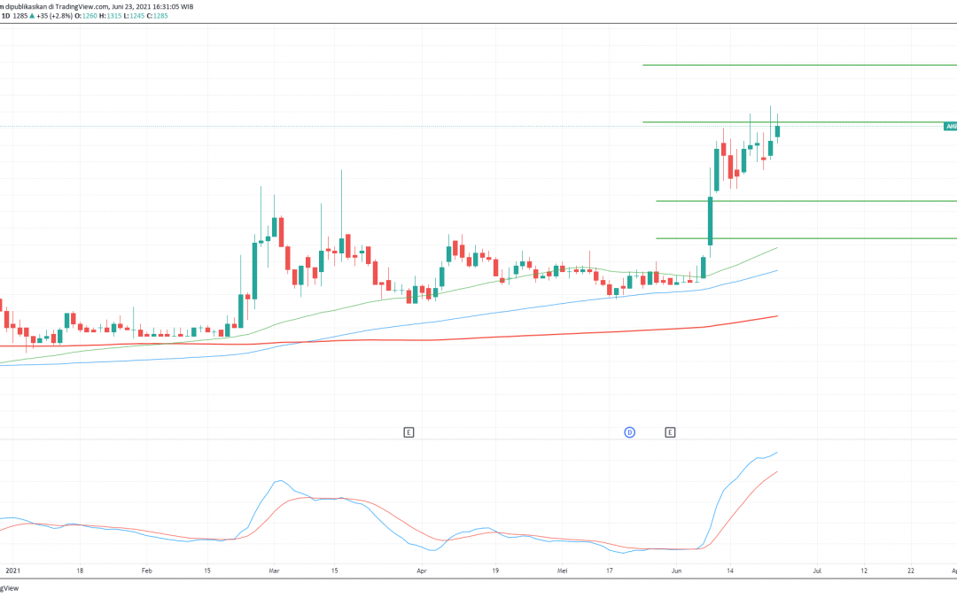 AMRT Berhasil Mencapai Target Kenaikan, Lanjut Rally?